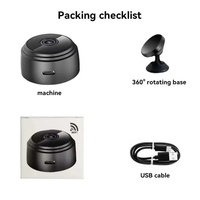 Mini caméra A9 WiFi 1080P, caméra de sécurité réseau magnétique, caméra intelligente pour la maison, mini caméra avec vision nocturne