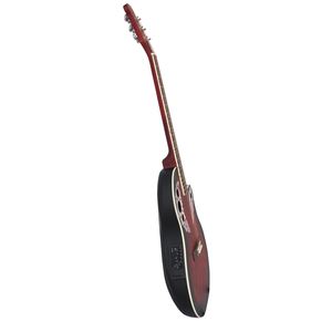 <span class=keywords><strong>Guitarra</strong></span> Electroacústica con Tapa de Madera Contrachapada de Tilo Rojo Vibrante de 41 Pulgadas para Principiantes - Product Image 2