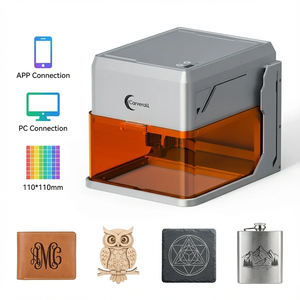 A1 Pro Mini Dual-Laser-Graviergerät 10W Blau + 1W Rot, Lehr-Lasermarkiermaschine für Holz, Bambus, Acryl, Leder, Blätter - Product Image 2