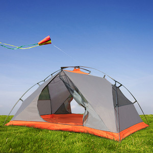 Orange <span class=keywords><strong>Hubba</strong></span> NY Tente de randonnée légère pour 1 personne Tente de randonnée double en aluminium ultralégère imperméable - Product Image 2