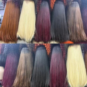 $114 Promotion 5x5 Lace <b>Closure</b> 11A SDD Raw Virgin Bone Straight Hair <b>Wigs</b> 4T613, 4T33, 1BT99J Colored Human Hair Long <b>Wigs</b> - Product Image 4