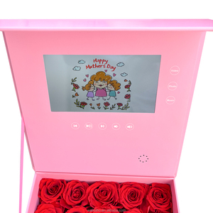 25 Rosas Reales en Caja Musical - Flores Secas Hechas a Mano, Regalo Único para el <span class=keywords><strong>Día</strong></span> <span class=keywords><strong>de</strong></span> la Madre y Cumpleaños para Mamá <span class=keywords><strong>de</strong></span> la Parte <span class=keywords><strong>de</strong></span> la Hija/Hijo - Product Image 4