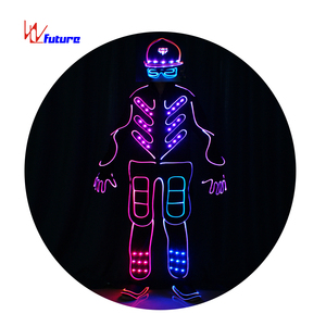 Trajes LED gimnásticos programables, disfraces de luz LED para baile de <span class=keywords><strong>Club</strong></span>, disfraz Tron LED 0149 - Product Image 1