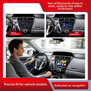 Sistema de Navegación para Automóvil para <span class=keywords><strong>Prius</strong></span> (Modelos 2013-2015), Navegación Inteligente Android con CarPlay, Pantalla IPS para el Tablero - Product Image 2