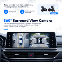 Système de caméra panoramique 360 degrés Meihua AHD 4CH pour voiture, caméra de stationnement 3D pour autoradio Android