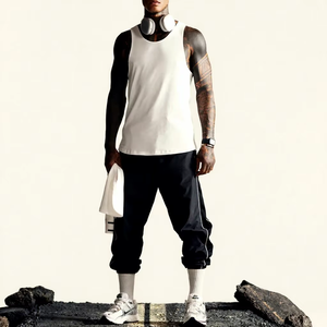 กางเกงวิ่งออกกำลังกายผู้ชาย พิมพ์ลายแบบ Heat-Transfer ผ้าริปสตอปน้ำหนักเบา กันน้ำ ไนลอน รับสกรีนโลโก้ - Product Image 1