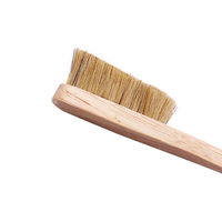 Brosse d'escalade portable et durable avec logo personnalisé OEM, en bois de bambou et pinceau à poudre