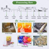 Machine de remplissage automatique de bonbons, de boules de sucre et de sucettes (type moulin à vent) avec système de préhension à disque moulé sous pression et système de distribution à bande, modèle Latini, avec Plum