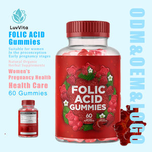 วิตามินรวมออร์แกนิค LUVVITA สำหรับบำรุงครรภ์และสุขภาพผู้หญิง พร้อมกรดโฟลิก สำหรับสตรีมีครรภ์และผู้ใหญ่ บรรจุภัณฑ์แบบกำหนดเองได้ - Product Image 1