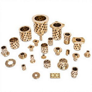 Boulons à emboîtement en laiton autolubrifiants à bride Longalloy, lubrifiés à la graisse, diamètre d'axe 30 mm, alésage rond, montage par pression - Product Image 3