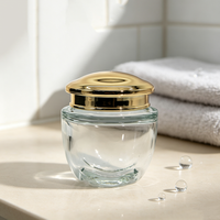 Flacons de lotion pour soins de la peau uniques, 100 ml, flacons vides de luxe pour crème capillaire/emballage de flacons cosmétiques, pot en verre