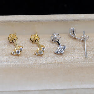 ต่างหูคริสตัลแบบยาวประดับมุก DIY รุ่น Yinjiang Shuying S925 พร้อมเชือกเส้นเล็กสำหรับร้อยต่างหู  สามารถปรับแต่งได้ - Product Image 2