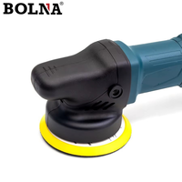 Pulidora de Doble Acción para Detallado de Automóviles, Pulidora Orbital Aleatoria con 6 Velocidades Variables y Plato de Respaldo de 5 Pulgadas