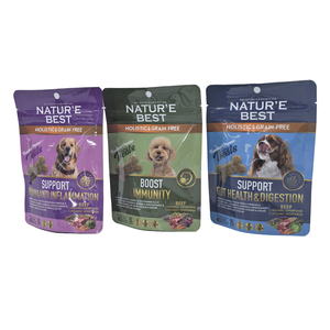 Emballage plastique personnalisé <span class=keywords><strong>pour</strong></span> <span class=keywords><strong>chien</strong></span>, friandise en poudre, barre <span class=keywords><strong>de</strong></span> chocolat, assaisonnement <span class=keywords><strong>pour</strong></span> nouilles, <span class=keywords><strong>sac</strong></span> découpé - Product Image 1