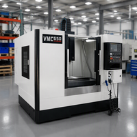 Centre d'usinage vertical automatique Vmc650, système de commande CNC GSK