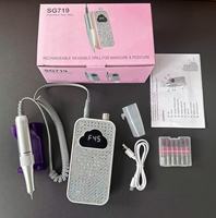 SUNKIN 2026 Nouvelle Conception Ponceuse à Ongles Électrique Sans Fil 45000 tr/min Professionnelle Rechargeable avec Diamant