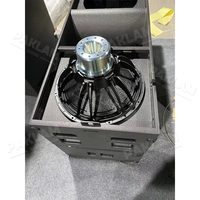 PAKLAM AUDIO Professional Dual 18 Inch Passif Subwoofer PA Sound System Speaker High Powerful Subwoofer Neodymium Woofer 18"