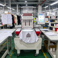 Machine à broder numérique à 9 aiguilles pour travaux de logo simples et complexes