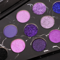 Palette de fards à paupières vide de 12 couleurs pour Halloween, palette de fards à paupières personnalisée, palette de fards à paupières en forme de cercueil, marque privée