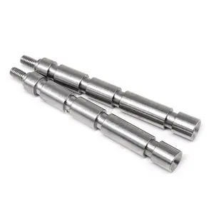 Custom made precision steel hollow shaft, solid steel shaft, steel spline shaft