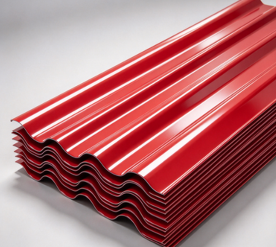 Prepainted Galvalume Corrugated Steel Roofing Sheets AZ41-AZ60 Full ...
