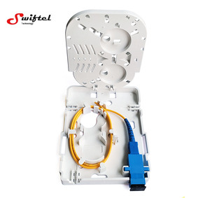Single port SC <strong>FTTH</strong> fiber optical face plate <strong>ftth</strong> <strong>box</strong> indoor fiber splice <strong>box</strong>