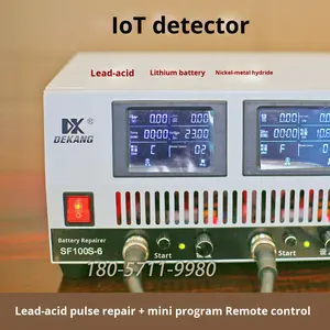 Probador de Baterías de <span class=keywords><strong>Litio</strong></span>-Ion y Plomo-Ácido Híbrido DK LAB con Pulsos de Sulfuración, Reparación, Medición de Capacidad, Carga y Descarga SF100S - Product Image 3