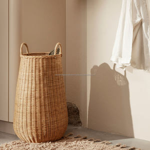 Panier de rangement en bambou fait à la main/panier tissé avec une merveilleuse poignée en rotin bon marché vente en gros artisanat Vietnam - Product Image 2