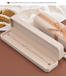 กล่องเก็บเครื่องประดับแฟชั่นทรงสี่เหลี่ยม/สี่เหลี่ยมผืนผ้าคุณภาพสูง <span class=keywords><strong>JoJo</strong></span> ผ้ากำมะหยี่ สำหรับเก็บสร้อยคอ แหวน ต่างหู กำไลข้อมือ รุ่น RB0002 จีน - Product Image 3