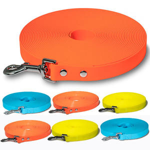 Correa de entrenamiento para perros, Correa impermeable de PVC de colores personalizados, 2,5 m de largo para mascotas, senderismo y natación - Product Image 4