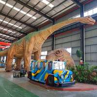 Modèle de dinosaure imperméable pour parc extérieur Jurassic Dinosaur 2025, dinosaure à long cou animatronique Brachiosaurus pour aire de jeux