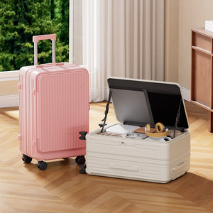 <span class=keywords><strong>Valigia</strong></span> da <span class=keywords><strong>Cabina</strong></span> 20 Pollici, Grande Capacità, Ruote Silenziose Universali, Trolley Unisex, Bagaglio da Imbarco 20 Pollici - Product Image 2