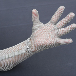 Gants de cuisine en maille de fil d'acier inoxydable, respirants, anti-perforation, résistants aux coupures, antirouille, pour chef - Product Image 4