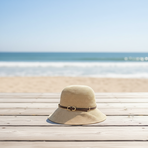 Chapeau bob en <span class=keywords><strong>raphia</strong></span> avec boucle de <span class=keywords><strong>ceinture</strong></span> - Style classique, léger, protection UV, chapeau de paille d'été pour femmes, idéal pour la plage et les voyages - Product Image 6