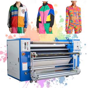 Big Format Semi-Automatic Roll-roll 420 Drum Bottom Feeding Heat Press Machine for Curtains New - Product Image 3