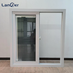 Tùy Chỉnh Thiết Kế Hiện Đại Upvc Trượt Cửa Sổ Ngang Mở Đôi Tráng Men Cách Âm Không Thấm Nước Nhà Bếp Con Lăn Mù Năng Lượng - Product Image 1