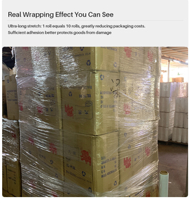 18 Micron Food Grade HDPE Hand Stretch Film Pallet <strong>Wrap</strong> Roll Industrial <strong>Transparent</strong> Strech Film Packaging/<strong>plastic</strong> Film - Product Image 6