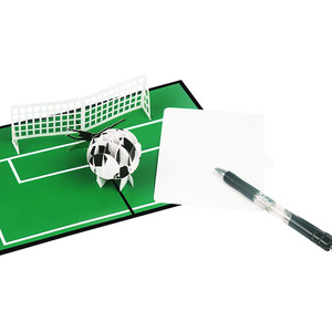 Tarjeta de Felicitación con Diseño Piramidal de Fútbol, Impresión UV a Color, Creativa, Dinámica, 3D, Recuerdo, Tarjeta de Visita - Product Image 4