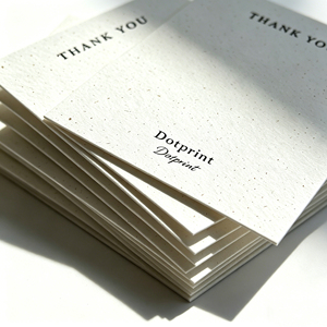 Cartes <span class=keywords><strong>de</strong></span> remerciement personnalisées en papier semence imprimé, cartes en papier semence <span class=keywords><strong>de</strong></span> fleurs sauvages écologiques pour entreprises, mariages - Product Image 3