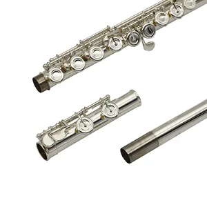 Good Quality Intermediate Hand Made Silver Plated C Flute Customization