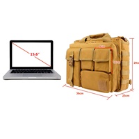 Sacoche tactique multifonction pour ordinateur portable, sac à main à bandoulière en Polyester 600D unisexe pour 7 jours, sac quotidien à fermeture éclair