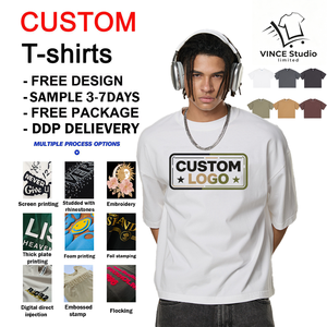Casual Super Soft Plain Plain <b>Tshirt</b> Premium Classic Heavyweight <b>White</b> T Shirt Durable Daily Wear Men's Cotton T-shirt - Product Image 3