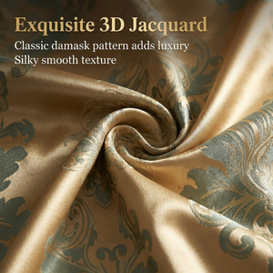 Parure de lit quatre pièces en jacquard Gongsatin, ensemble de draps et housse de <span class=keywords><strong>couette</strong></span> en polyester brossé de qualité européenne moyenne <span class=keywords><strong>à</strong></span> haut de gamme - Product Image 3