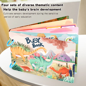 Montessori feutre sensoriel papier bois premier calme activité livre <span class=keywords><strong>ferme</strong></span> correspondant Puzzles jeu pour l'éducation préscolaire certifié bébé - Product Image 5