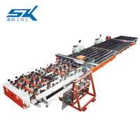 Ligne de production de découpe de verre entièrement automatique CNC contrôlée par PLC au prix d'usine