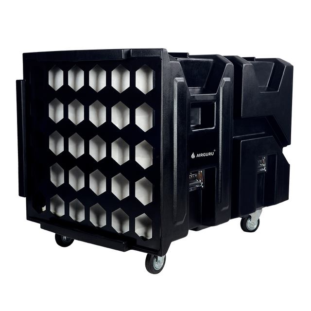 Airguru 2000 CFM HEPA Air Scrubber Water Damage Restoration Equipment Air Purifier Commercial Industrial Use