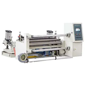 Máquina de corte longitudinal automática de conjunto completo de fábrica de China para cortar papel, BOPP,PET, película compuesta de impresión de Pvc