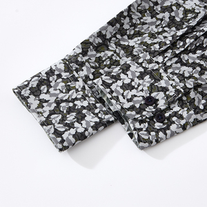 เสื้อเชิ้ตผู้ชายแขนยาวผ้าฝ้าย 100% ปกพับติดกระดุมแถวเดียว สไตล์ลำลอง รับสกรีนโลโก้ พิมพ์ลายดิจิทัล - Product Image 4