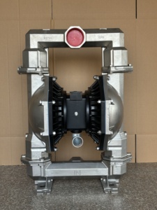 Pompe à diaphragme pneumatique en acier inoxydable 316, pompe industrielle à air comprimé pour eaux usées, diesel et irrigation, YC-PDYX80 - Product Image 6