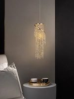 Lustre de luxe en pierre de cristal verte de grande taille pour hall, loft, escalier, projet personnalisé, lustre moderne suspendu au plafond à LED